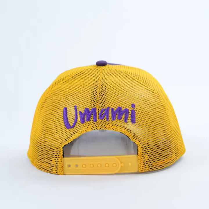Umami Tongue Trucker Cap Yellow