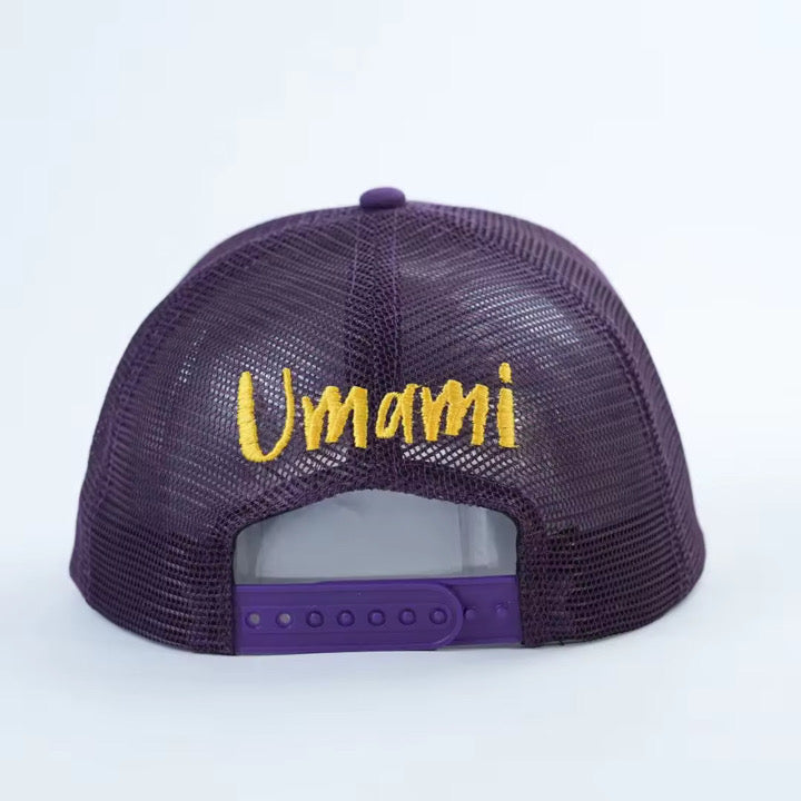 Umami Tongue Trucker Cap Purple